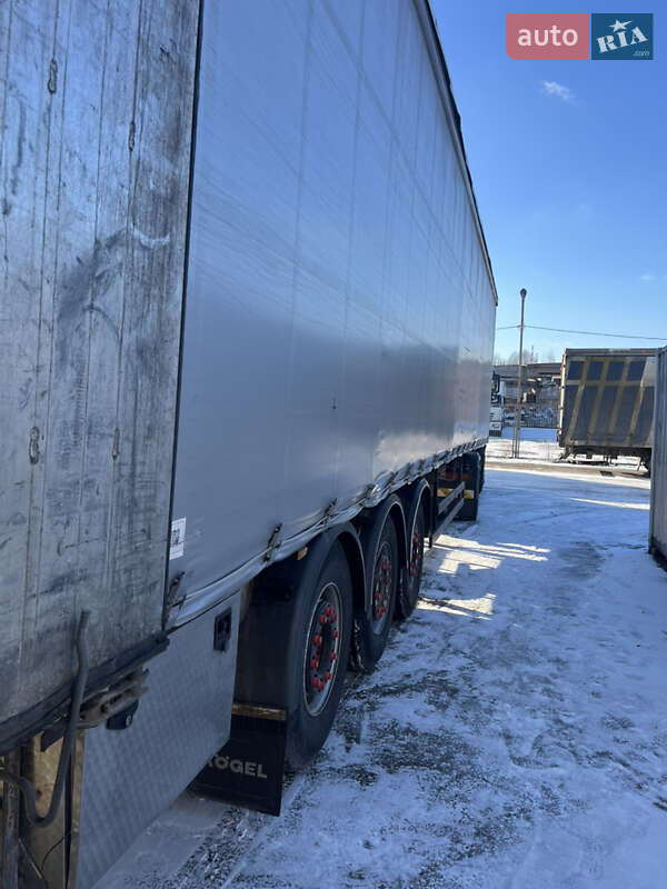 Тентованный борт (штора) - полуприцеп Samro S 338WHPF 2003 в Днепре