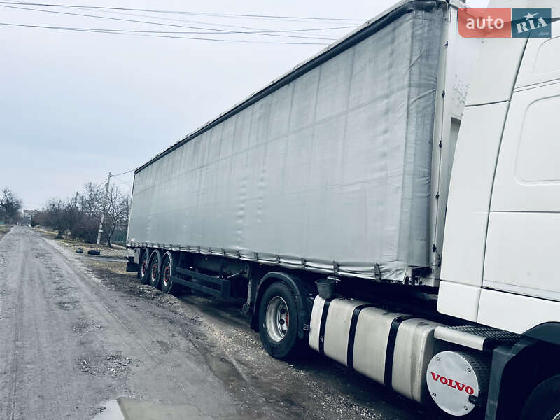 Тентованный борт (штора) - полуприцеп Samro S 338WHPF 2003 в Днепре