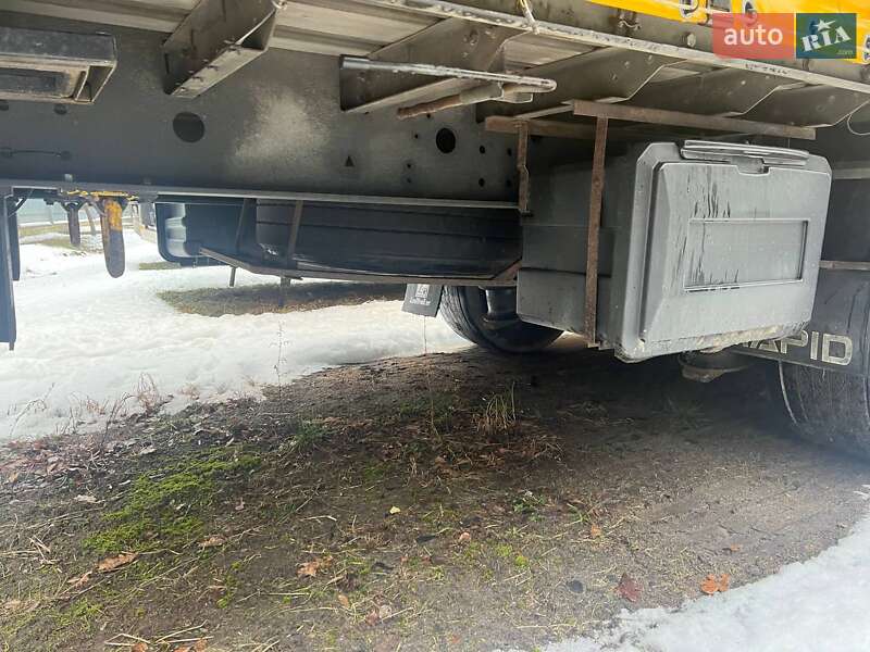 Тентованный борт (штора) - полуприцеп Samro ST 2011 в Любомле