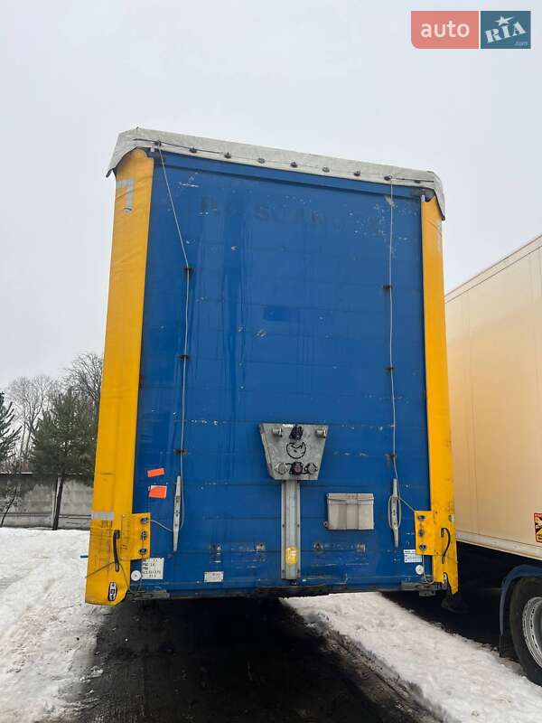 Тентованный борт (штора) - полуприцеп Samro ST 2011 в Любомле