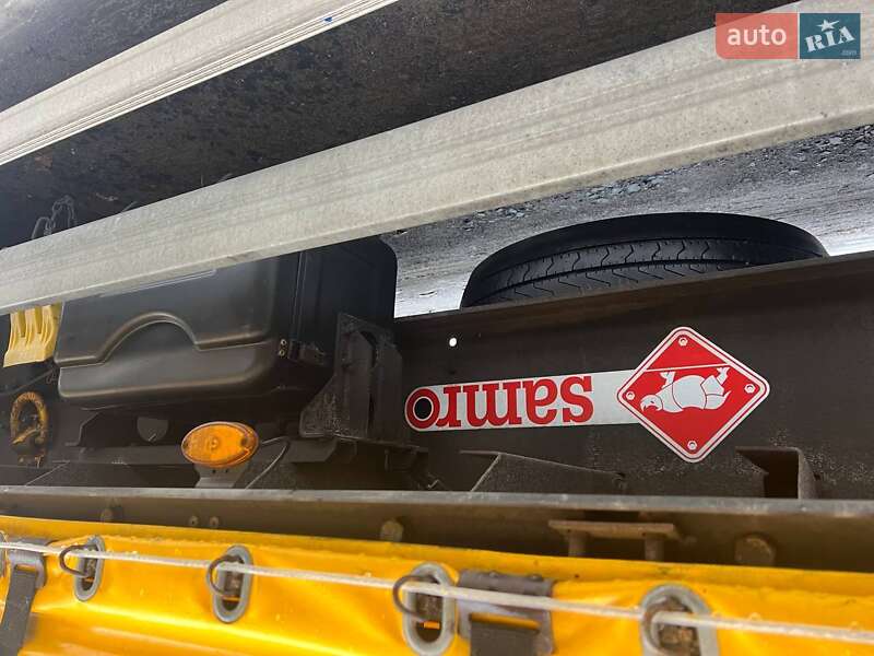 Тентованный борт (штора) - полуприцеп Samro ST 2011 в Любомле