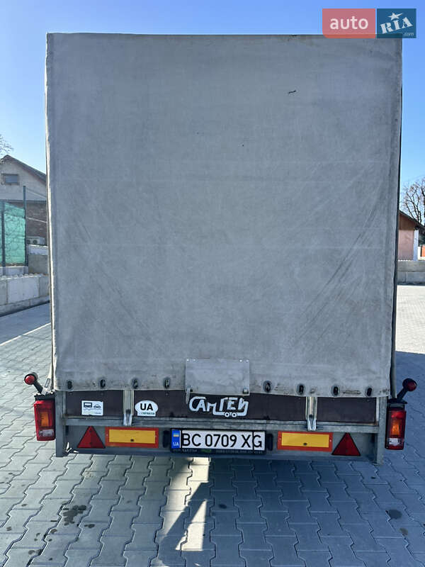 Тентованный борт (штора) - прицеп Сантей 2500 2011 в Мостиске