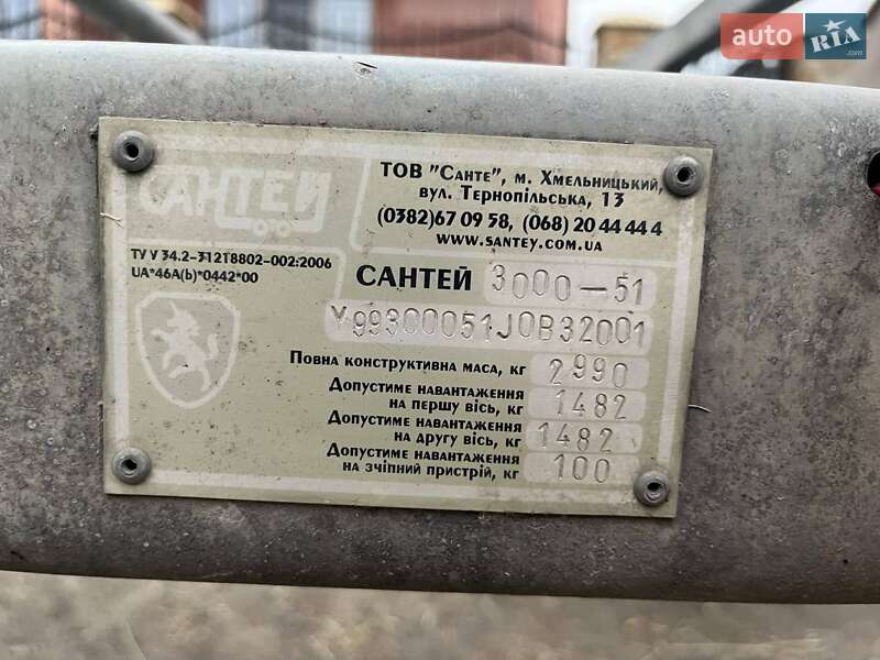 Автовоз Сантей 3000-50 2018 в Ужгороде фото 3 Автовоз Сантей 3000-50 2018 в Ужгороде