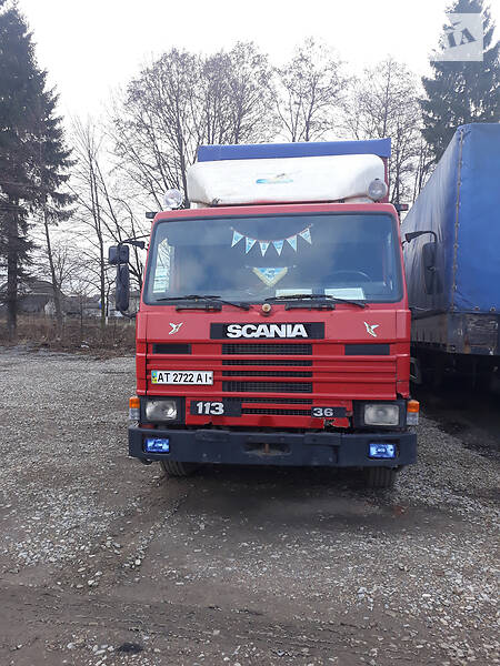 Тентованый Scania 113M 1993 в Ивано-Франковске