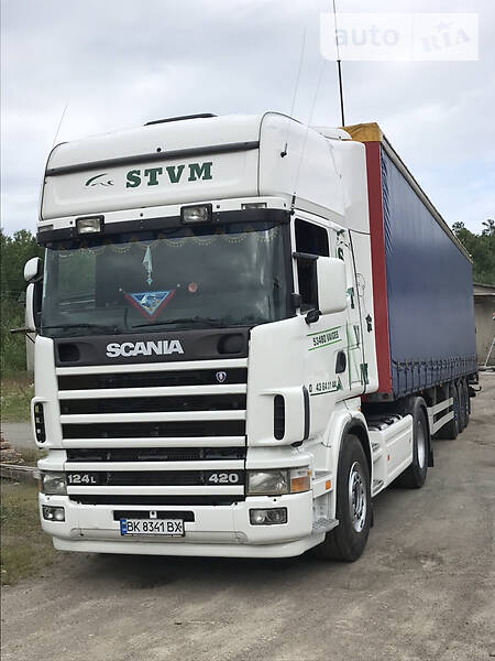 Тягач Scania 124 2004 в Рокитном