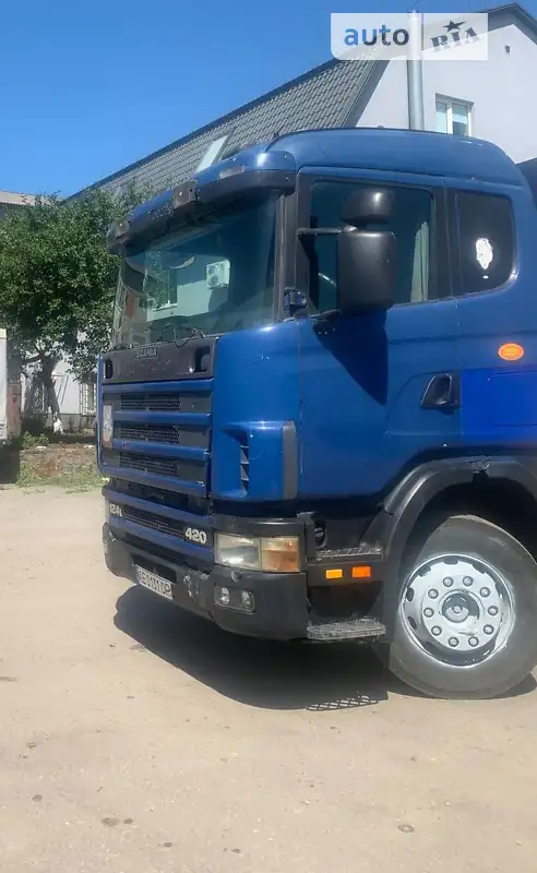 Кран-манипулятор Scania 124 1999 в 