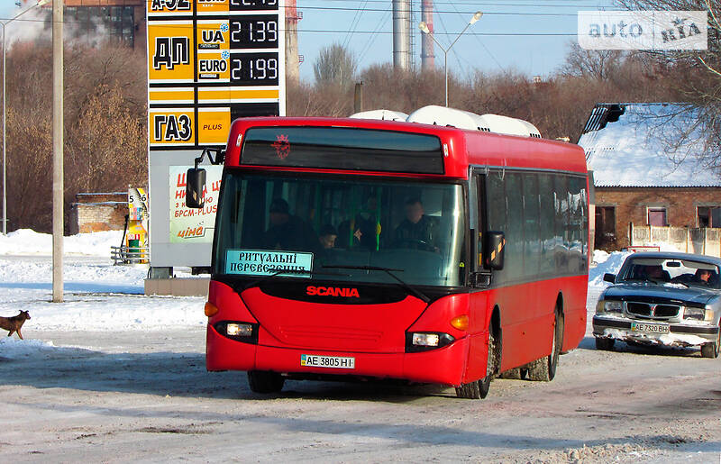 Городской автобус Scania OmniCity 1998 в Никополе