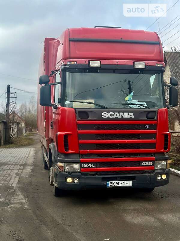 Тентованый Scania R 124 2003 в Рокитном