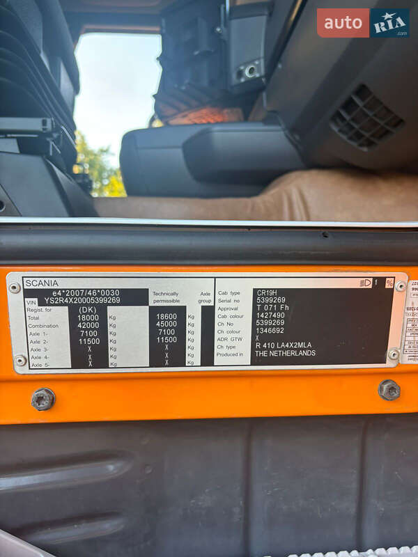Тягач Scania R 410 2015 в Житомирі