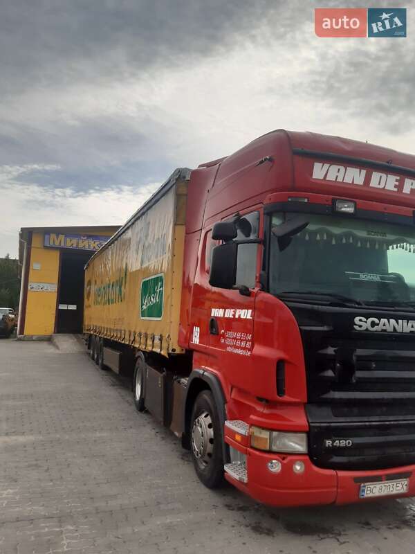 Тентований Scania R 420 2007 в Львові