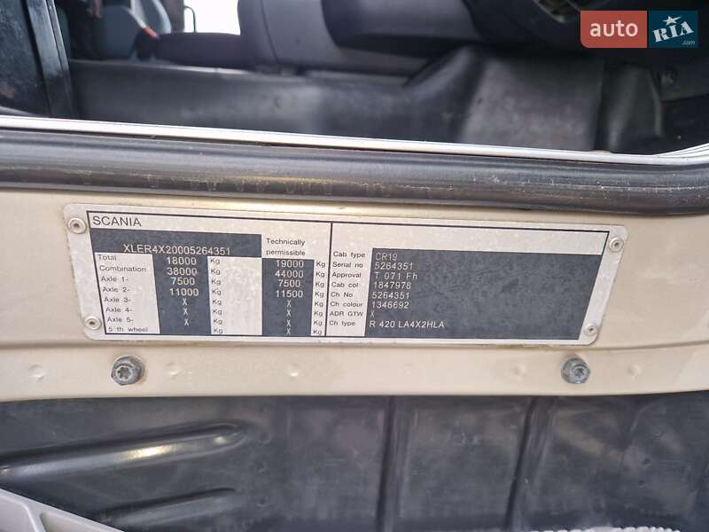 Тягач Scania R 420 2011 в Броварах