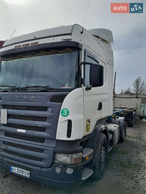 Тягач Scania R 420 2005 в Окнах