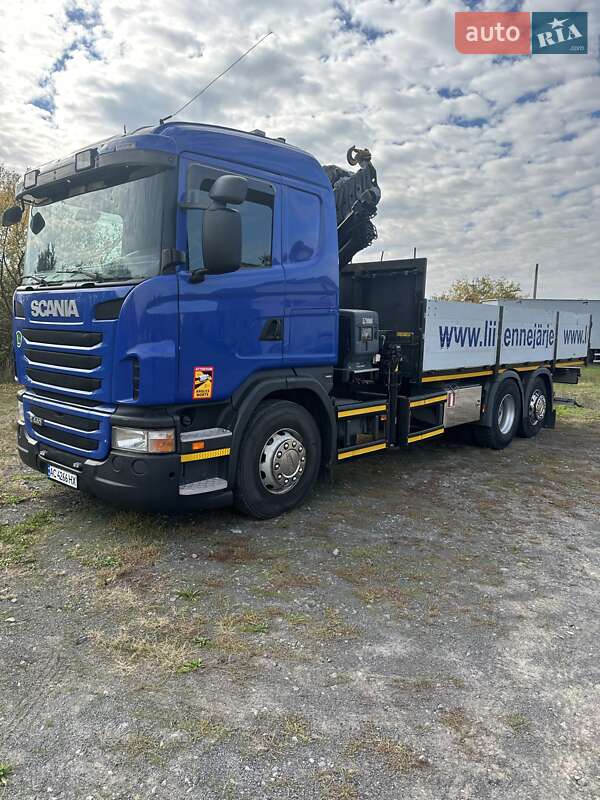 Кран-маніпулятор Scania R 440 2010 в Ужгороді