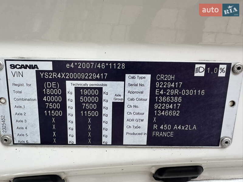 Тягач Scania R 450 2017 в Вараше фото 34 Тягач Scania R 450 2017 в Вараше