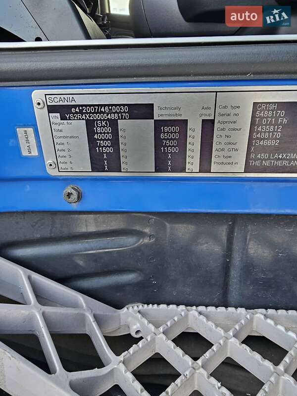 Тягач Scania R 450 2017 в Шептицькому фото 19 Тягач Scania R 450 2017 в Шептицькому