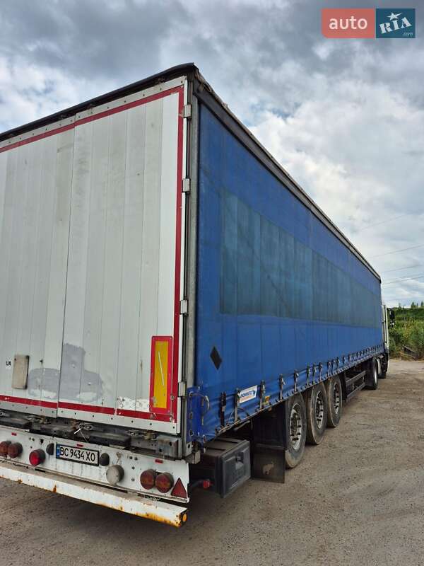 Тентованный борт (штора) - полуприцеп SCHMIDT S01 2009 в 