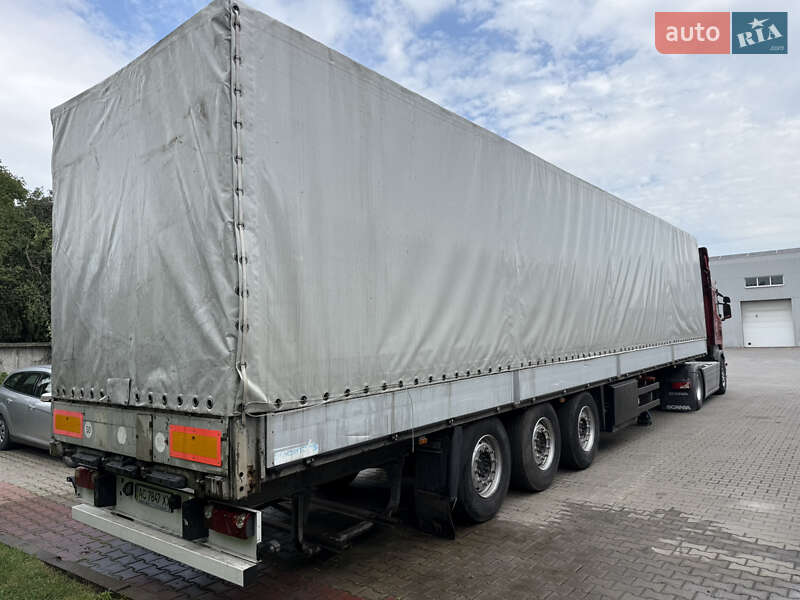 Бортовий напівпричіп SCHMIDT S01 2008 в Луцьку
