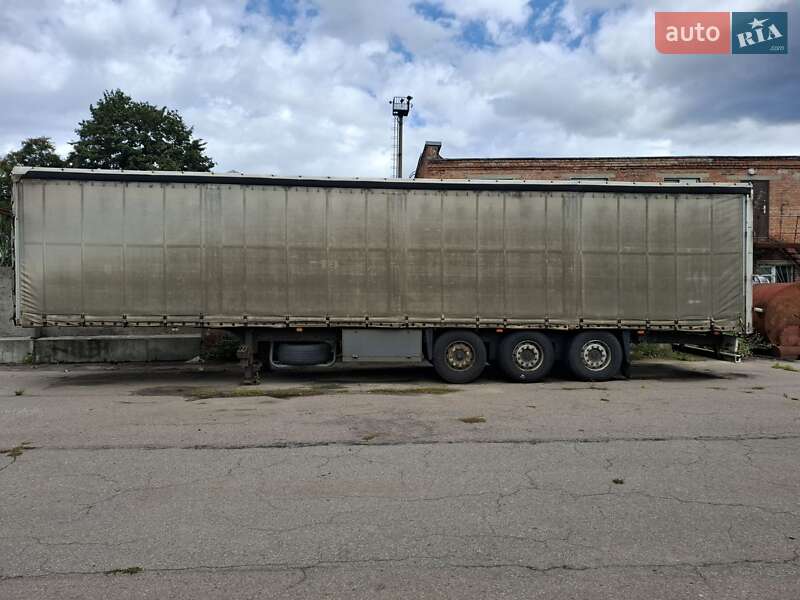 Тентованный борт (штора) - полуприцеп SCHMIDT S01 2001 в 