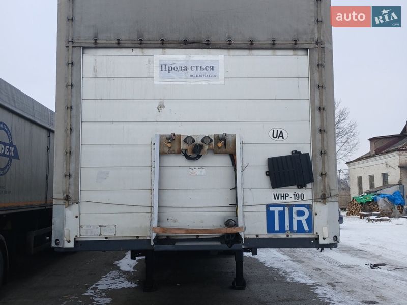 Тентований борт (штора) - прицеп SCHMIDT S01 2003 в Шполі фото 5 Тентований борт (штора) - прицеп SCHMIDT S01 2003 в Шполі