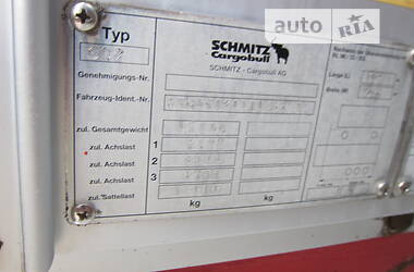 Тентований борт (штора) - напівпричіп Schmitz Cargobull BPW 2001 в Вінниці