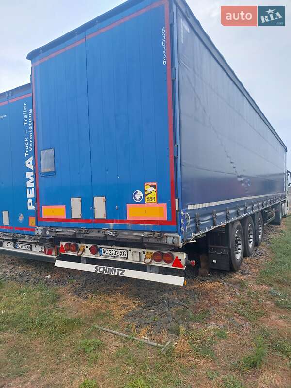 Тентованный борт (штора) - полуприцеп Schmitz Cargobull Cargobull 2014 в Луцке