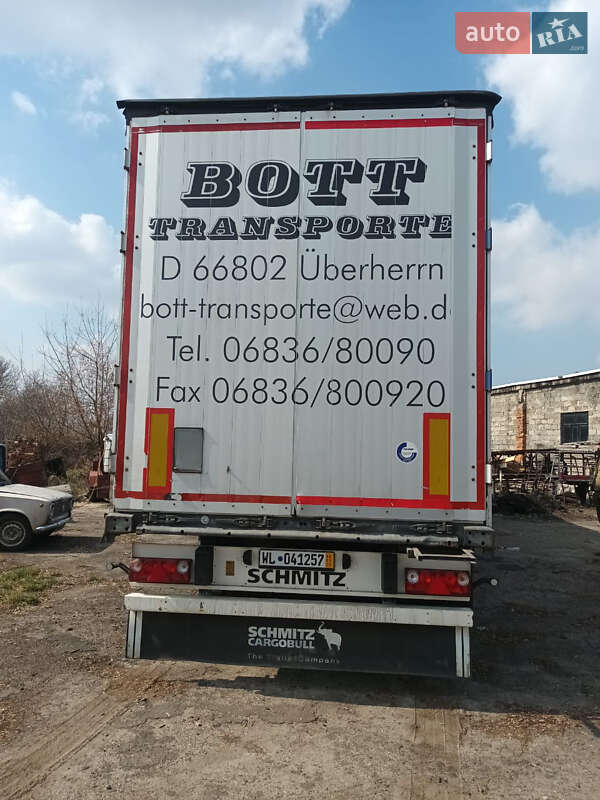 Тентованный борт (штора) - полуприцеп Schmitz Cargobull Cargobull 2016 в Луцке