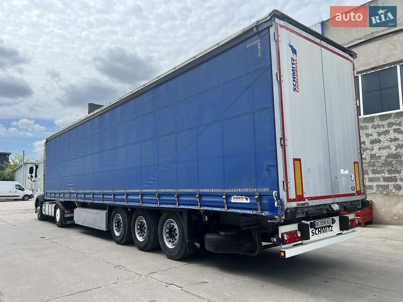 Тентованный борт (штора) - полуприцеп Schmitz Cargobull Cargobull 2014 в 