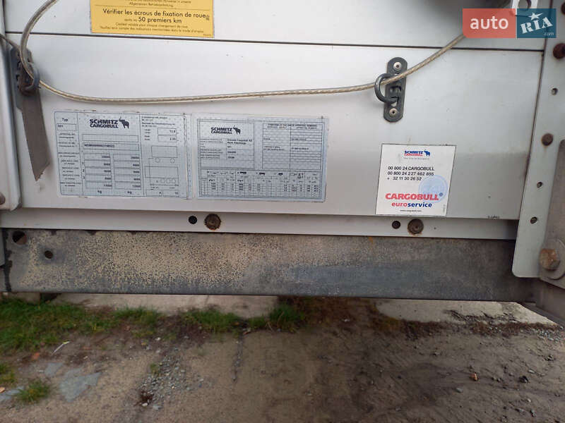 Тентованный борт (штора) - полуприцеп Schmitz Cargobull Cargobull 2011 в Житомире