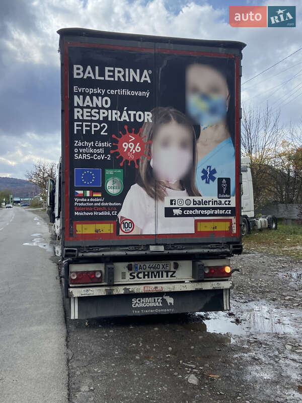 Тентованный борт (штора) - полуприцеп Schmitz Cargobull Cargobull 2015 в Ужгороде