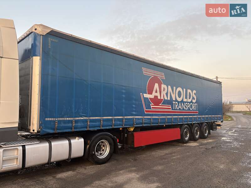 Тентований борт (штора) - напівпричіп Schmitz Cargobull Cargobull 2014 в Луцьку