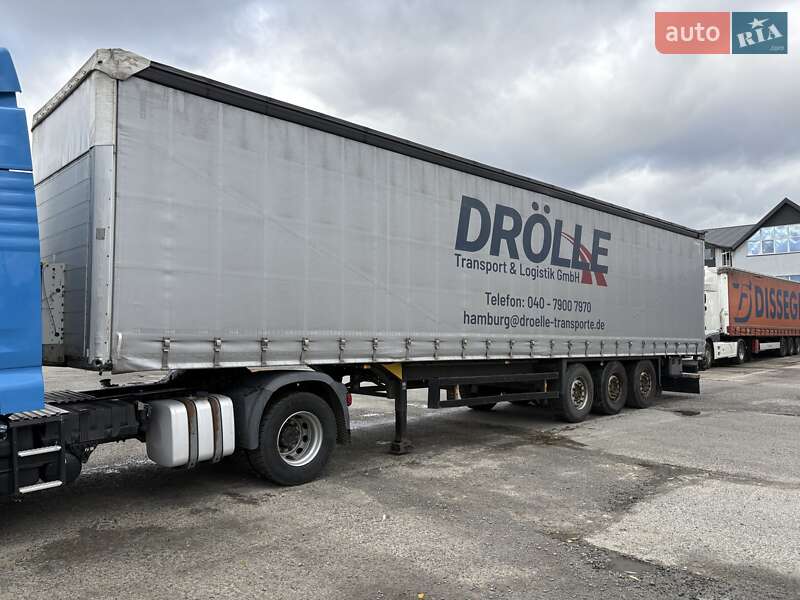 Тентований борт (штора) - напівпричіп Schmitz Cargobull Cargobull 2015 в Луцьку