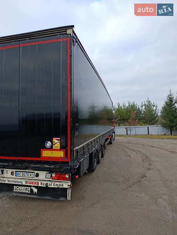 Тентованный борт (штора) - полуприцеп Schmitz Cargobull Mega 2013 в Львове
