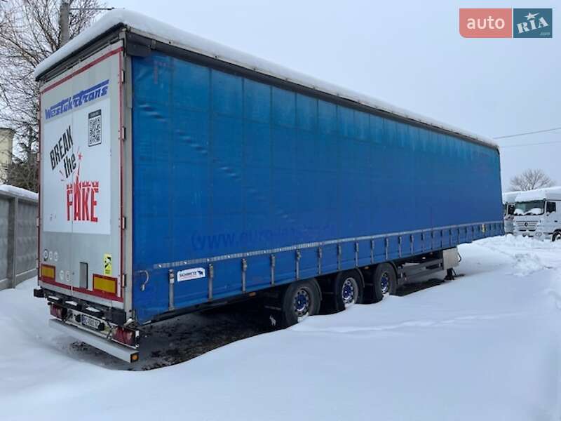 Тентованный борт (штора) - полуприцеп Schmitz Cargobull Mega 2013 в Дрогобыче