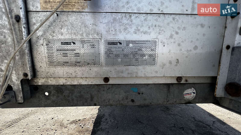 Тентованный борт (штора) - полуприцеп Schmitz Cargobull S01 2008 в Киеве