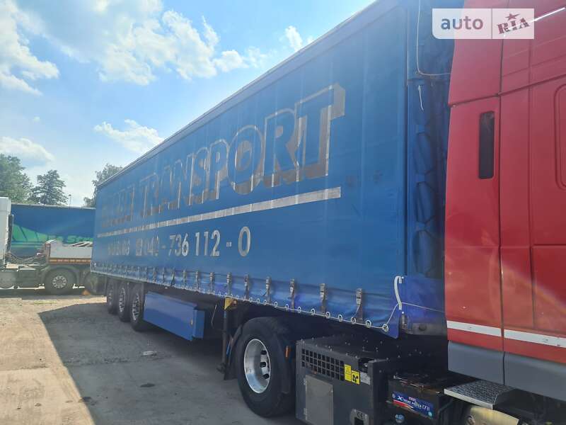 Тентованный борт (штора) - полуприцеп Schmitz Cargobull S01 2011 в 