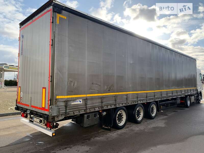 Тентованный борт (штора) - полуприцеп Schmitz Cargobull S01 2008 в Любомле