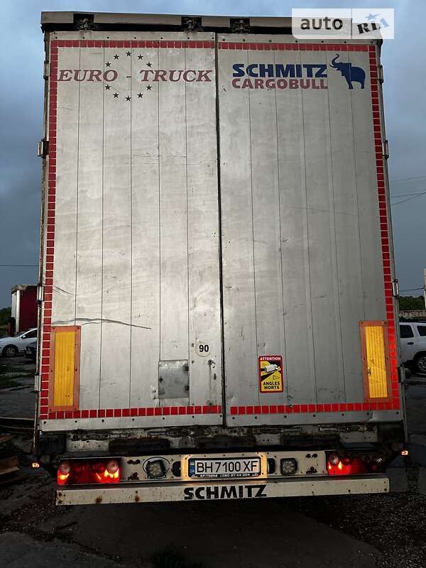 Тентованный борт (штора) - полуприцеп Schmitz Cargobull S01 2005 в Подольске