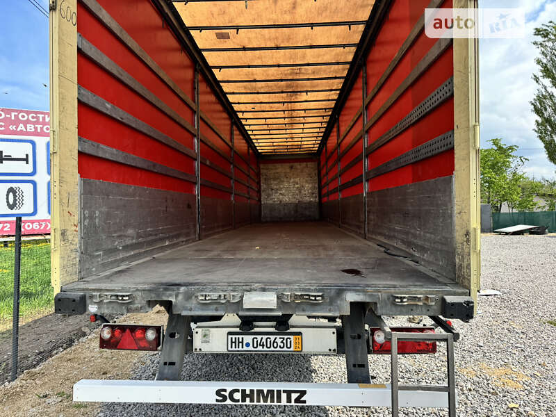 Тентований борт (штора) - напівпричіп Schmitz Cargobull S01 2013 в Вінниці
