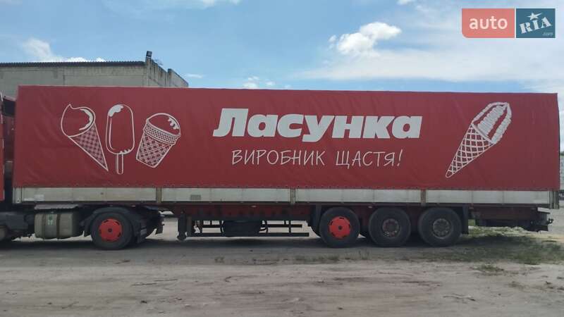 Тентований борт (штора) - напівпричіп Schmitz Cargobull S01 2003 в Харкові