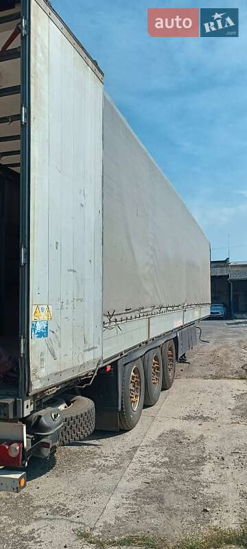 Бортовой полуприцеп Schmitz Cargobull S01 2008 в Ужгороде