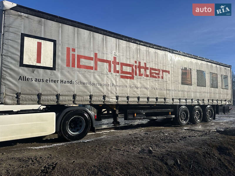 Тентований борт (штора) - напівпричіп Schmitz Cargobull S01 2005 в Надвірній
