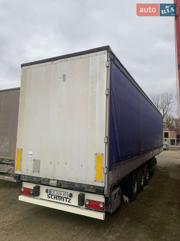 Тентованный борт (штора) - полуприцеп Schmitz Cargobull S01 2007 в 