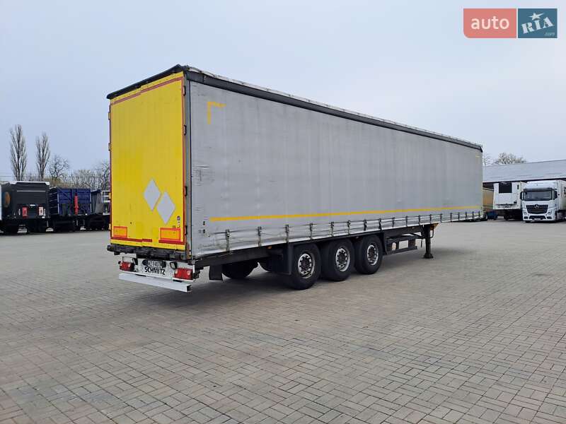 Тентованный борт (штора) - полуприцеп Schmitz Cargobull S01 2008 в Черкассах
