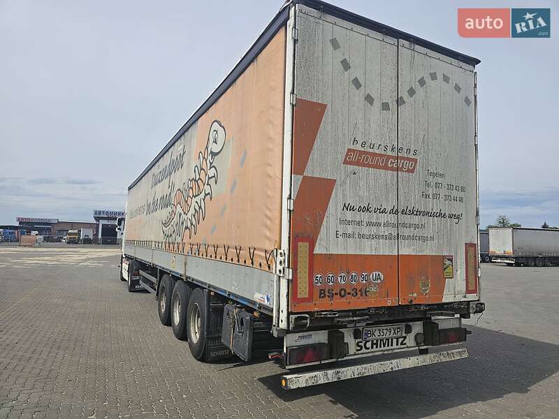 Тентованный борт (штора) - полуприцеп Schmitz Cargobull S01 2003 в Сарнах