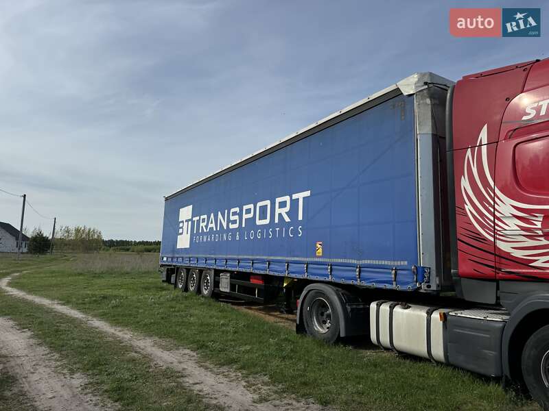 Тентованный борт (штора) - полуприцеп Schmitz Cargobull S01 2013 в Любомле