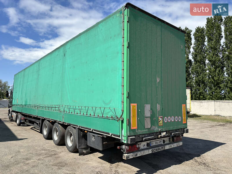 Тентований борт (штора) - напівпричіп Schmitz Cargobull S01 2007 в 