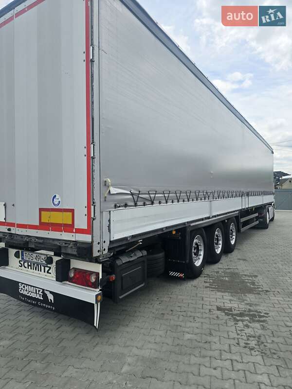 Тентованный борт (штора) - полуприцеп Schmitz Cargobull S01 2011 в 