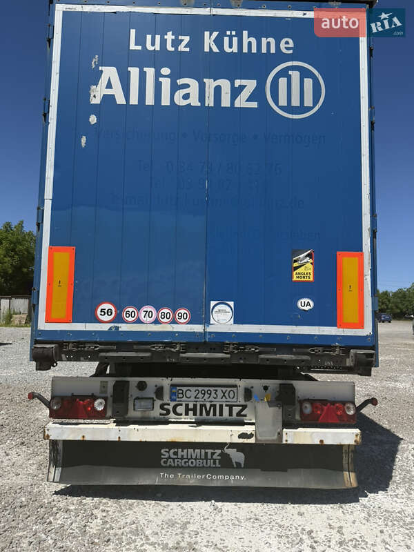 Тентований борт (штора) - напівпричіп Schmitz Cargobull S01 2007 в Львові