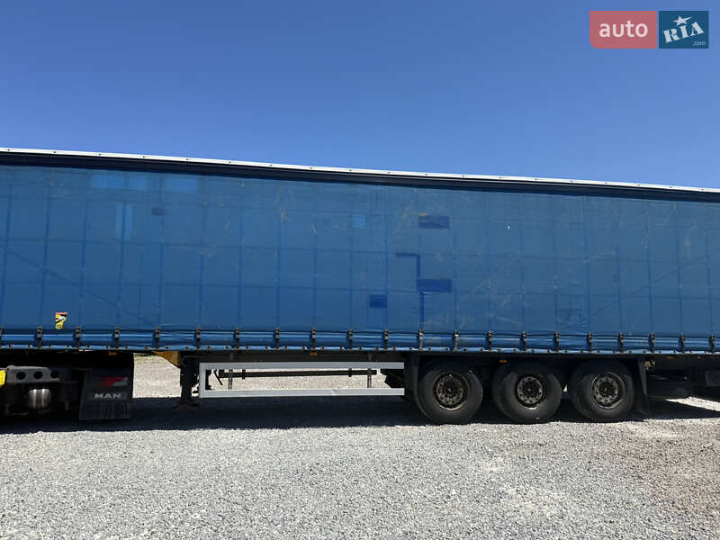 Тентований борт (штора) - напівпричіп Schmitz Cargobull S01 2007 в Львові