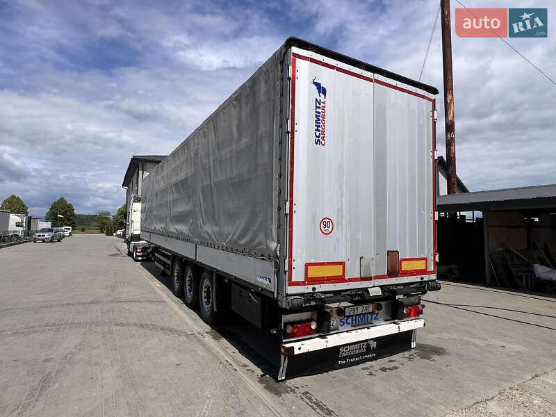 Тентований борт (штора) - напівпричіп Schmitz Cargobull S01 2011 в Тячеві